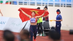 Cô gái người dân tộc Thái, giành HCV và phá kỷ lục SEA Games ở nội dung ném lao